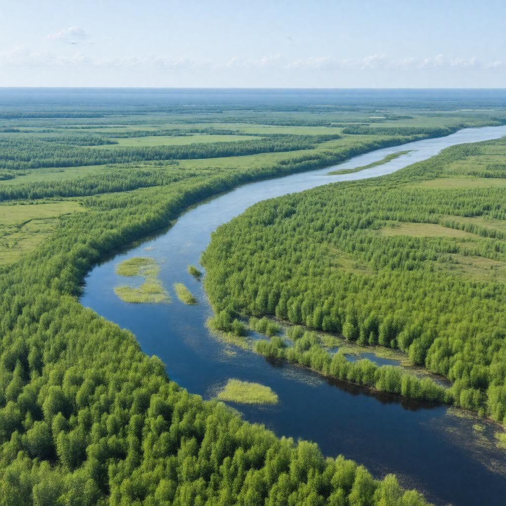 Click to view larger image AI-created image of Upper Mississippi River National Wildlife and Fish Refuge