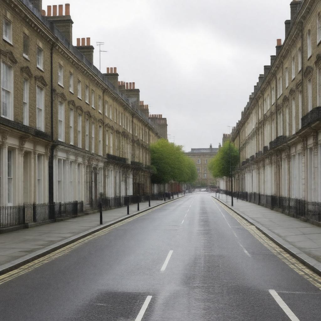 AI-created image of Upper Montagu Street