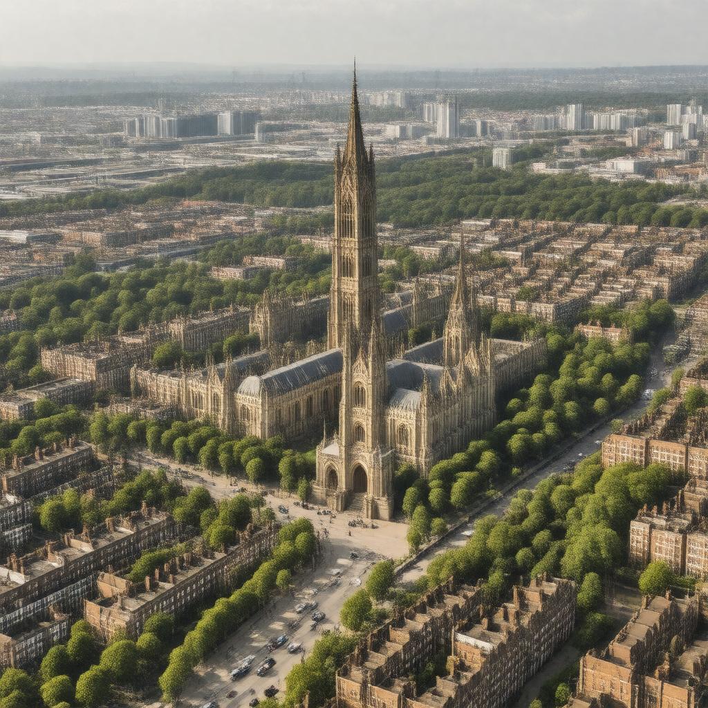 AI-created image of Upper Norwood, London, England