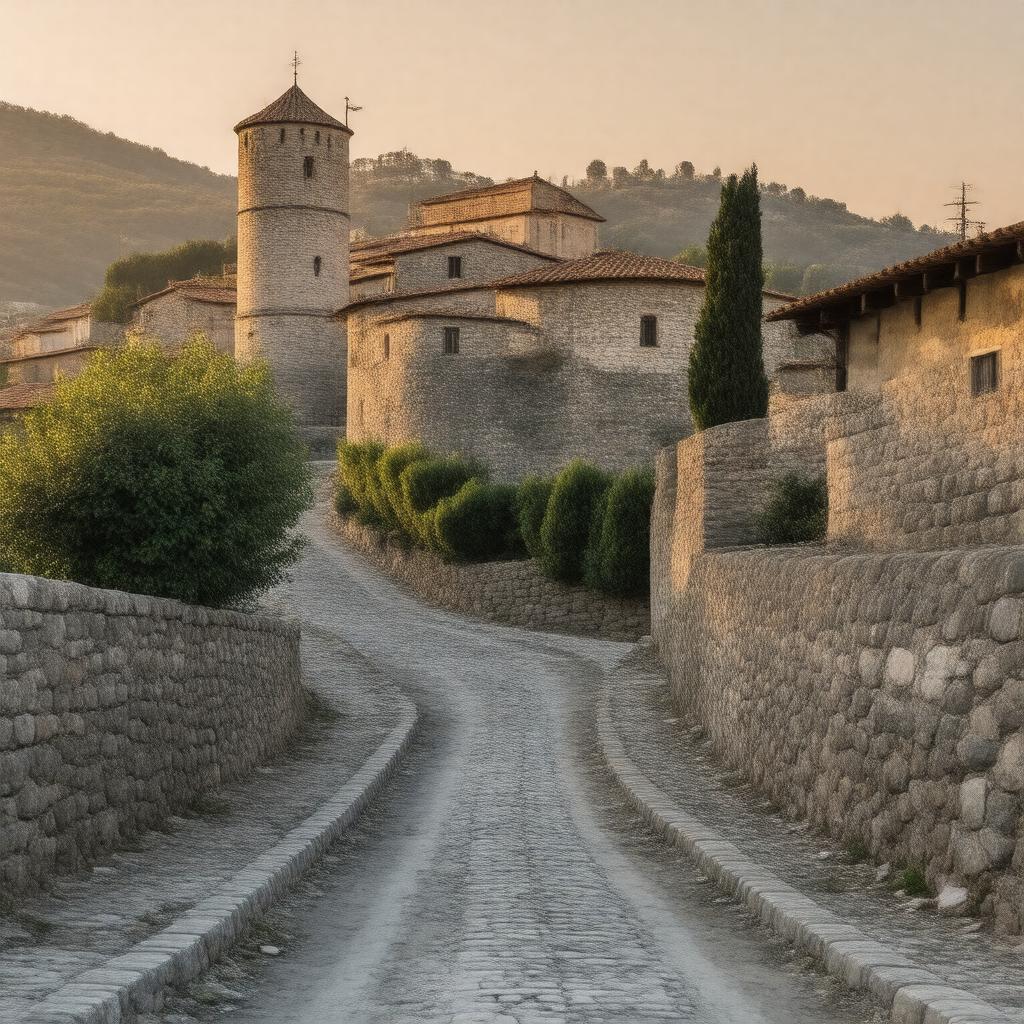 Click to view larger image AI-created image of Upper Town