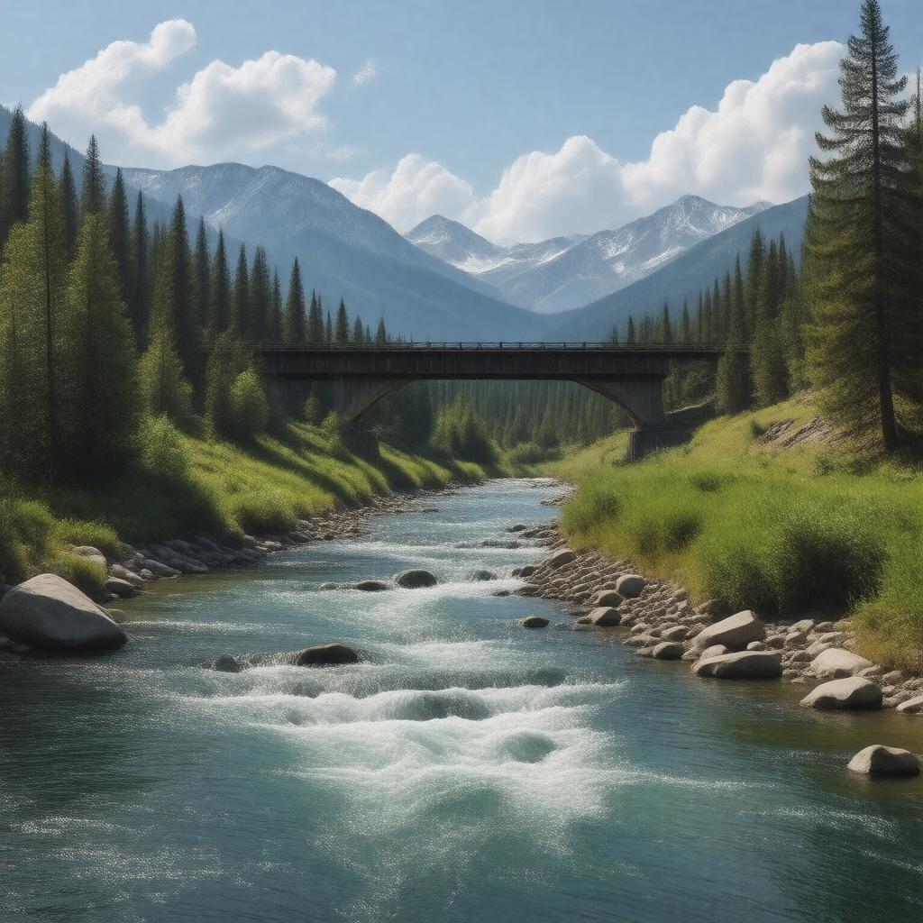 AI-created image of Upper Truckee River