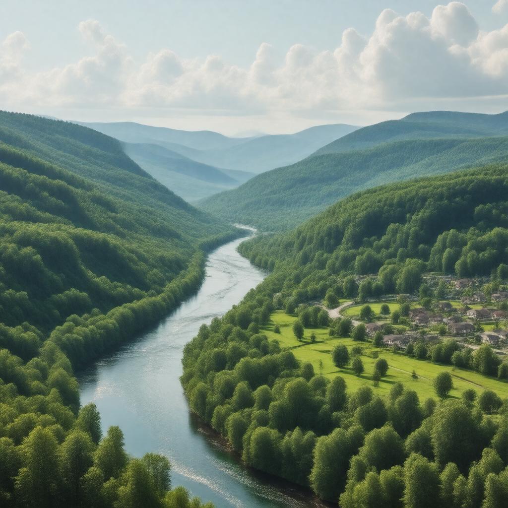 AI-created image of Upper Valley