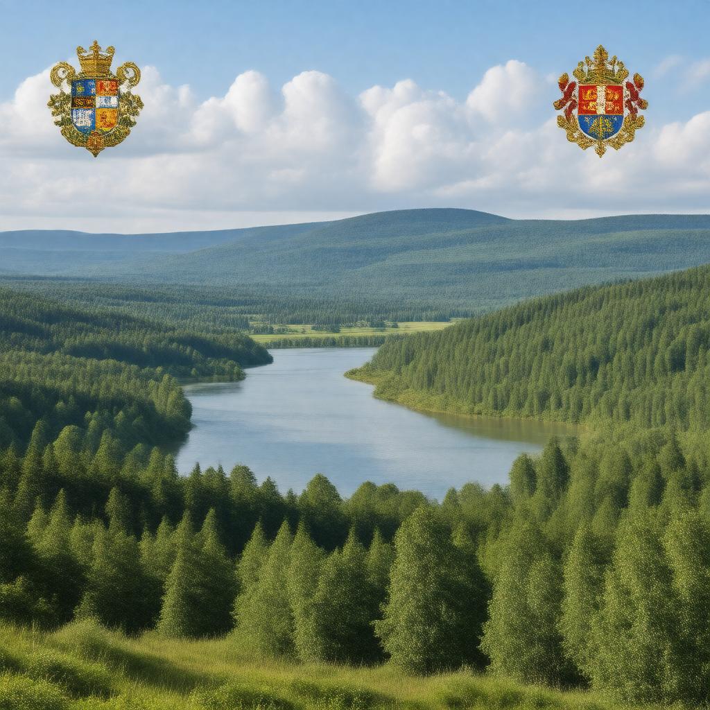 AI-created image of Uppsala County