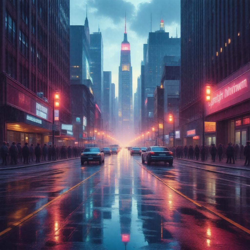 AI-created image of Uptight Downtown