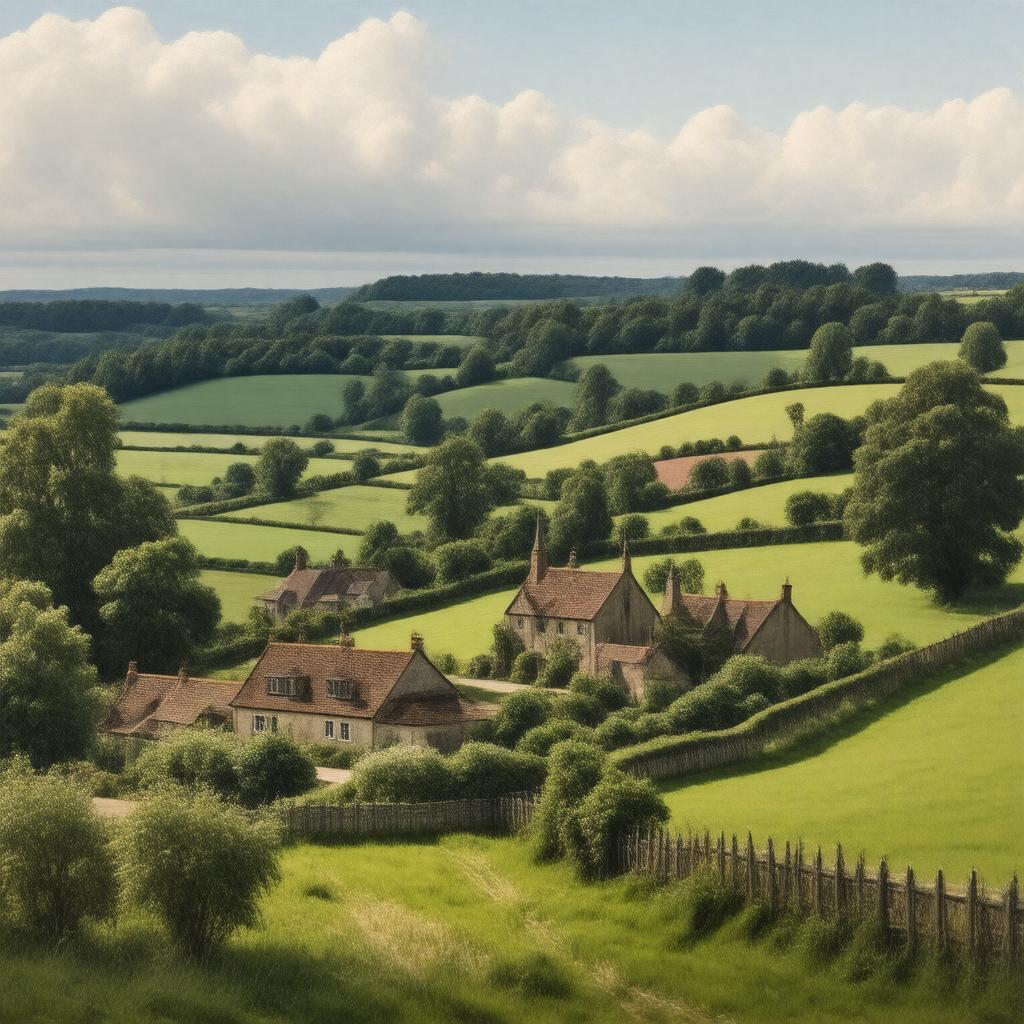 AI-created image of Upton, Essex, England