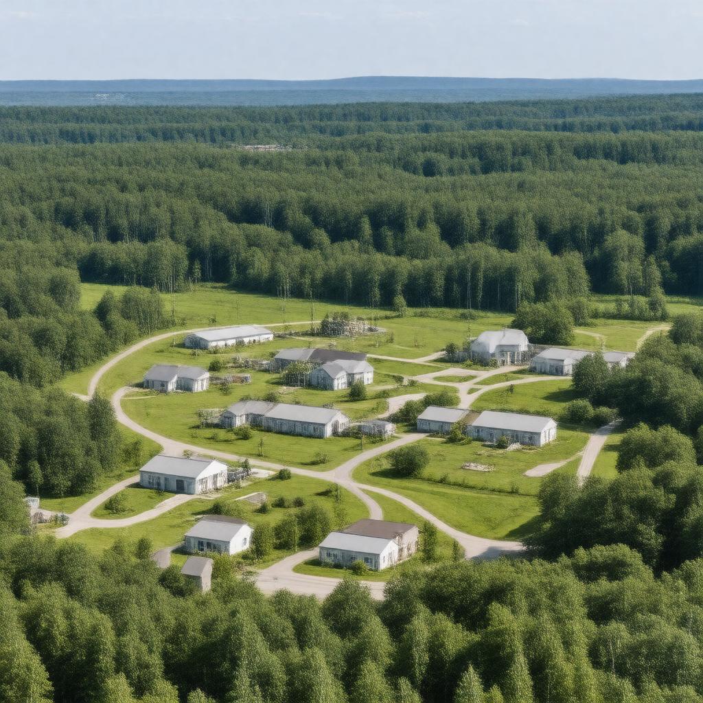 AI-created image of Upton, New York