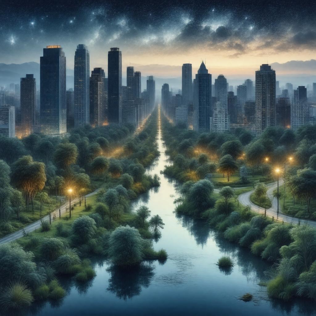 AI-created image of Urban LTER