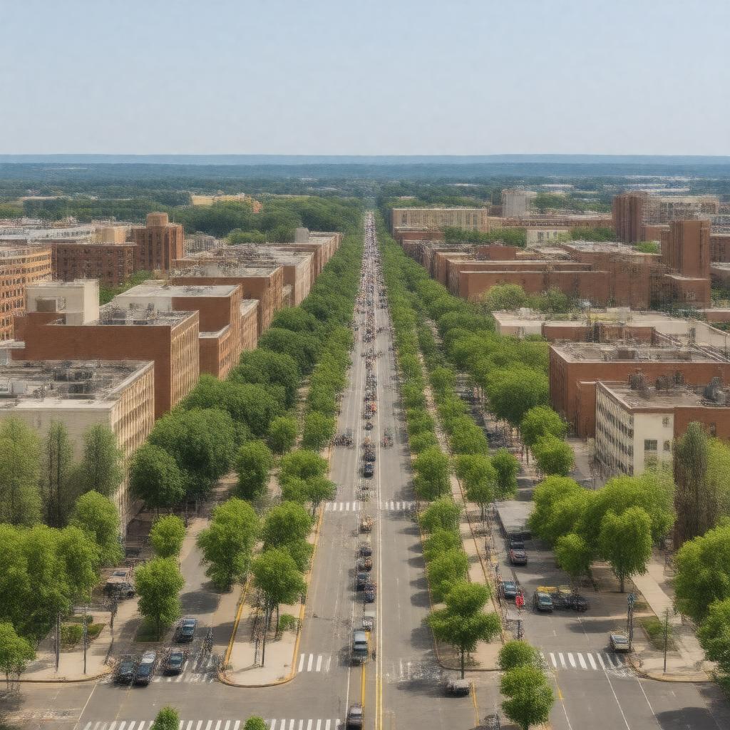 AI-created image of Urbana, Illinois