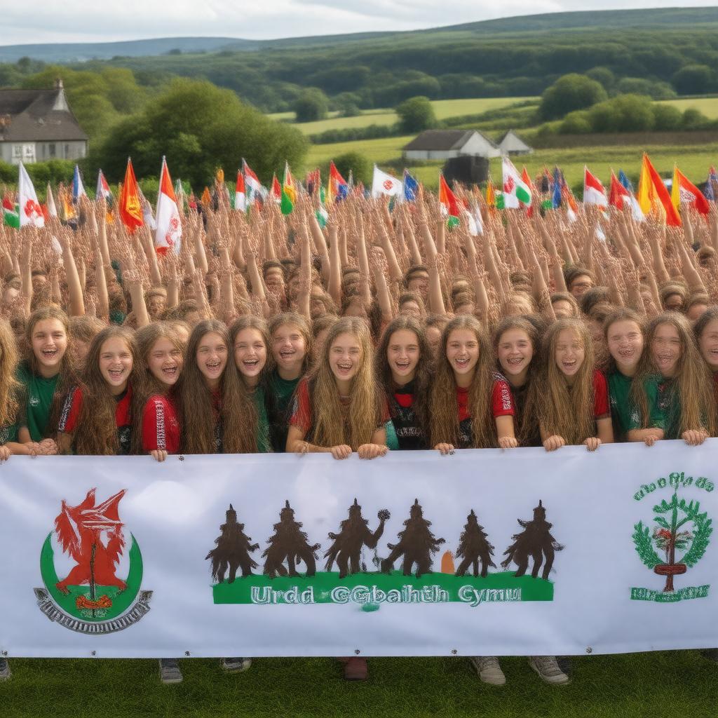 AI-created image of Urdd Gobaith Cymru