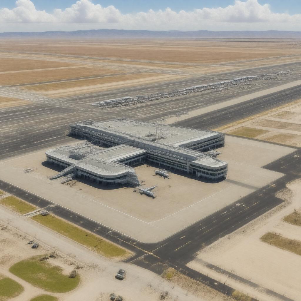 AI-created image of Urgench International Airport