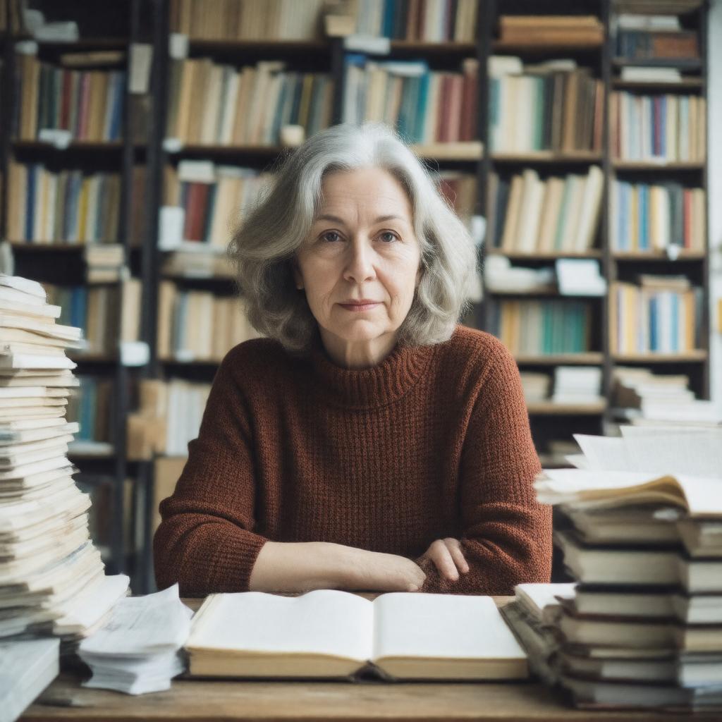 Click to view larger image AI-created image of Ursula Luhmann