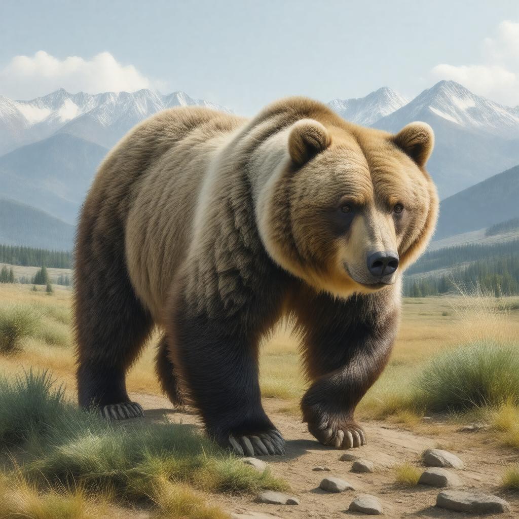 AI-created image of Ursus arctos californicus