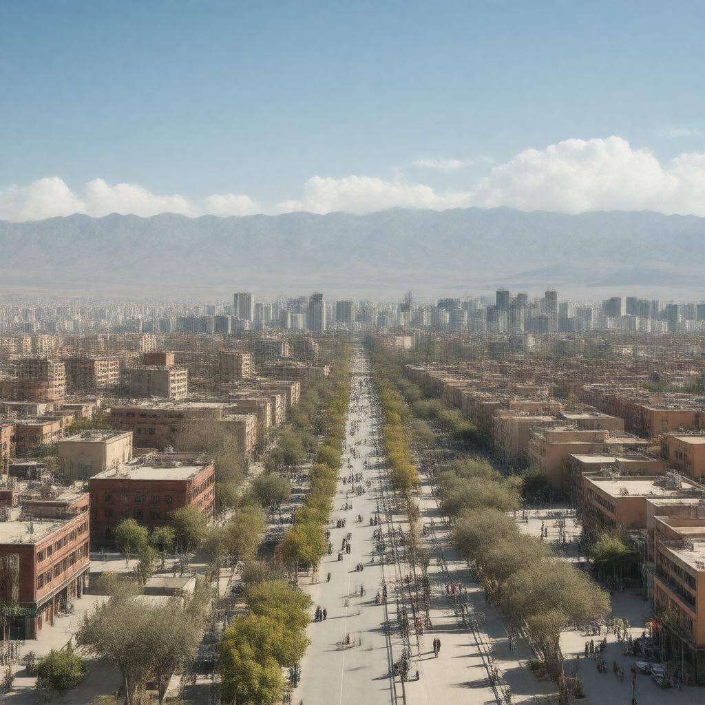 AI-created image of Urumqi