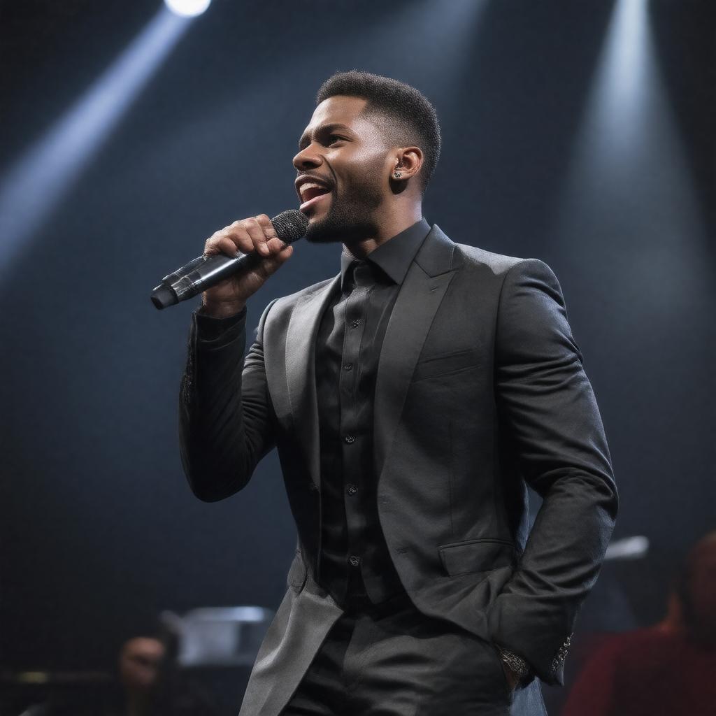 AI-created image of Usher
