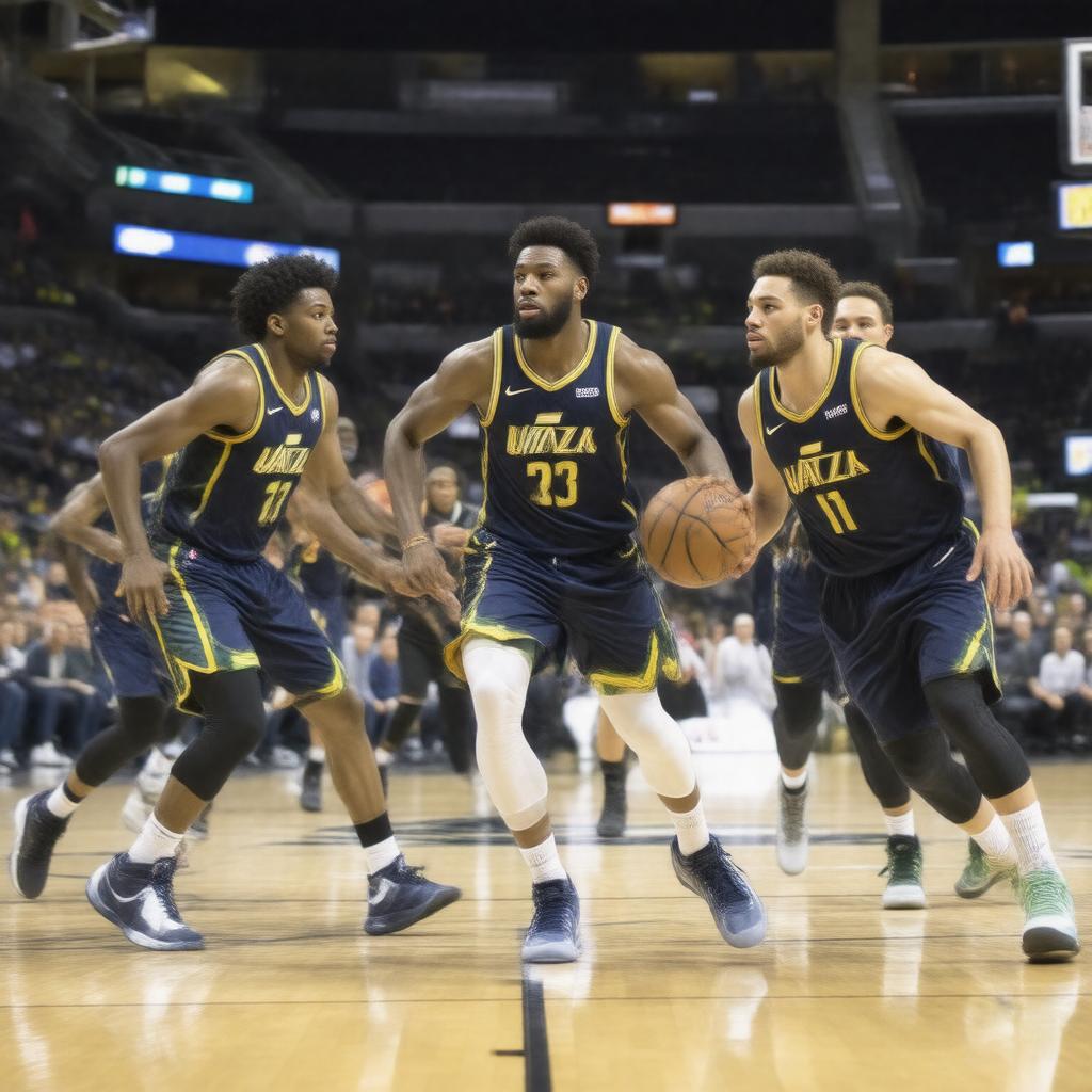 AI-created image of Utah Jazz