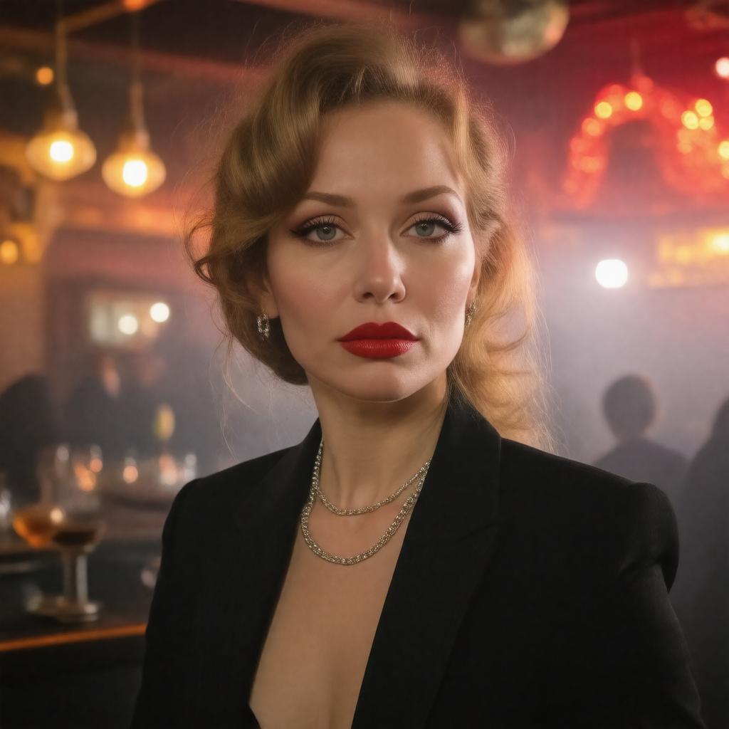 AI-created image of Ute Lemper