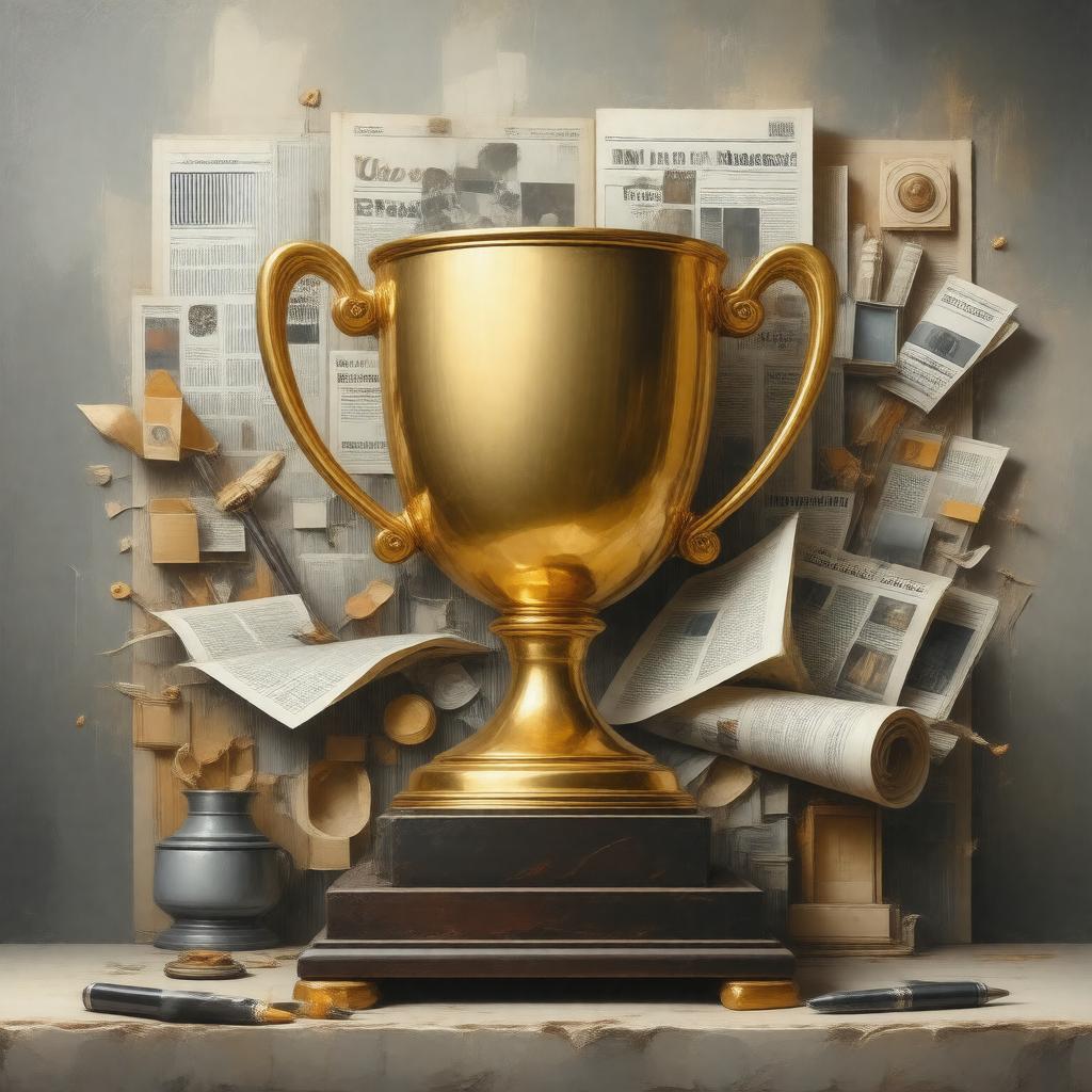 Click to view larger image AI-created image of Utne Independent Press Award