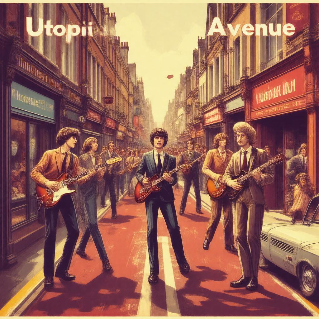 AI-created image of Utopia Avenue