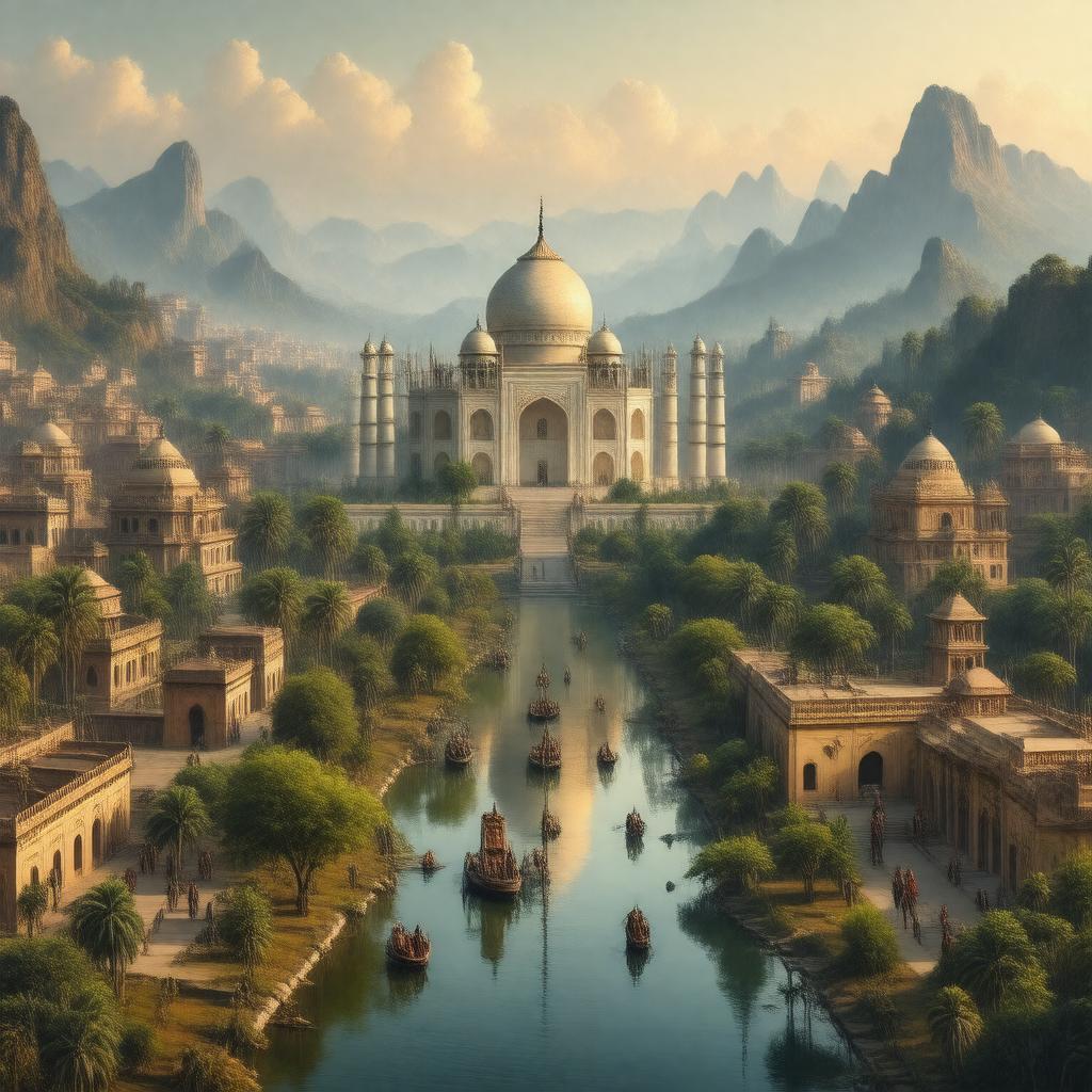 AI-created image of Uttar Pradesh