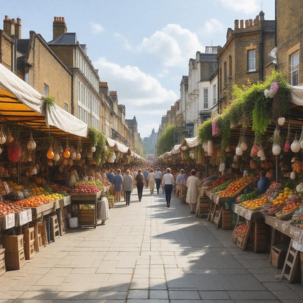 AI-created image of Uxbridge Market