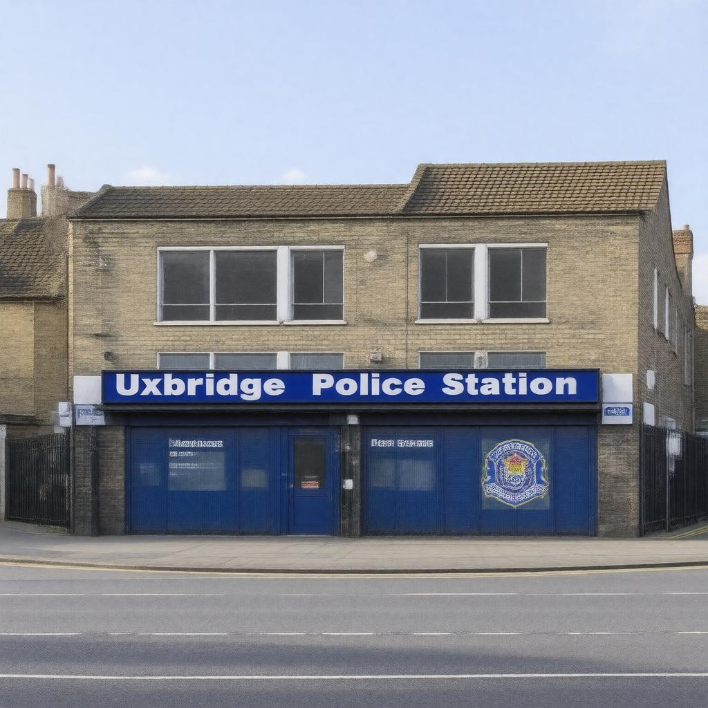 AI-created image of Uxbridge Police Station