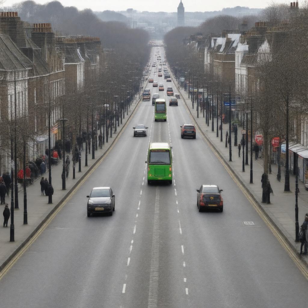 AI-created image of Uxbridge Road