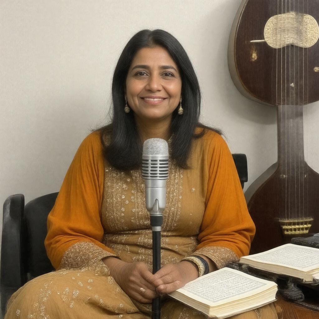 AI-created image of Uzma Khanum