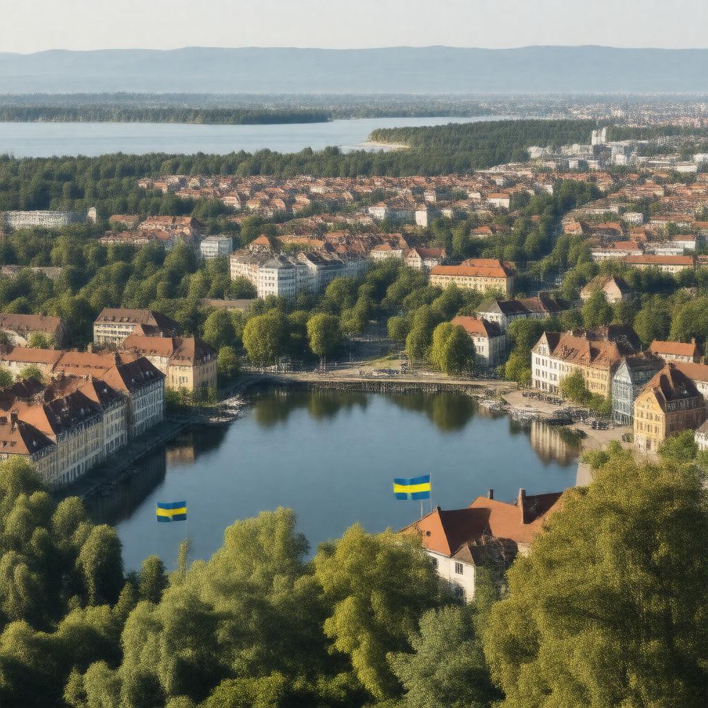 AI-created image of Västerås