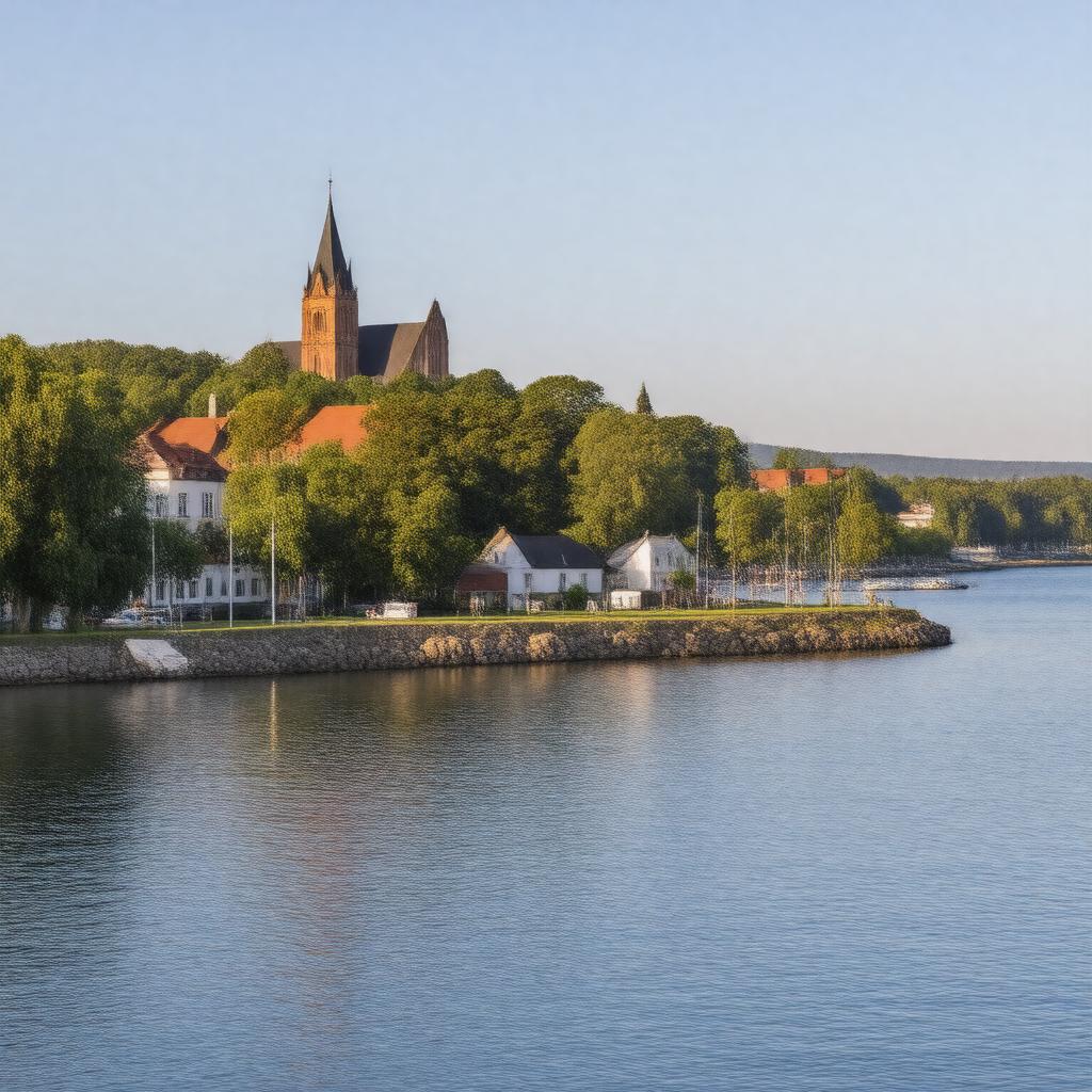 AI-created image of Västerås, Sweden