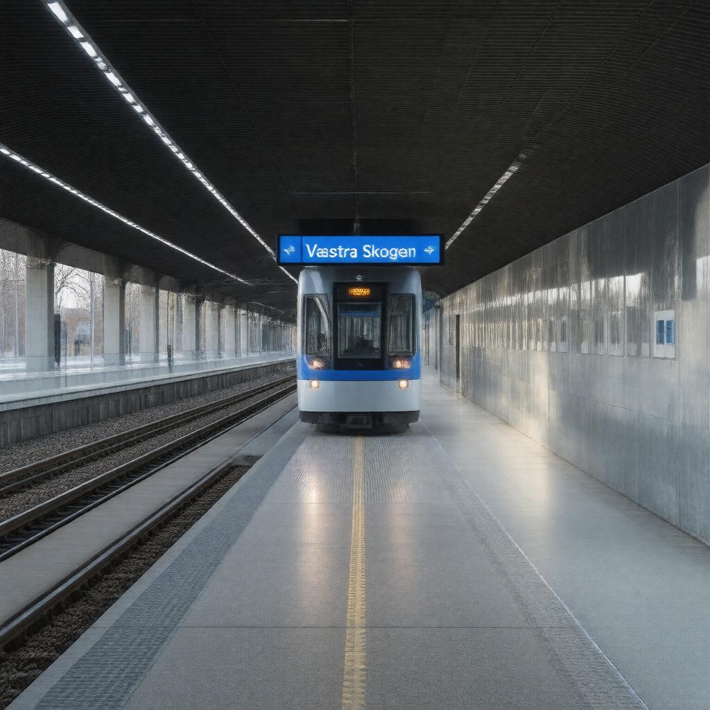 AI-created image of Västra Skogen