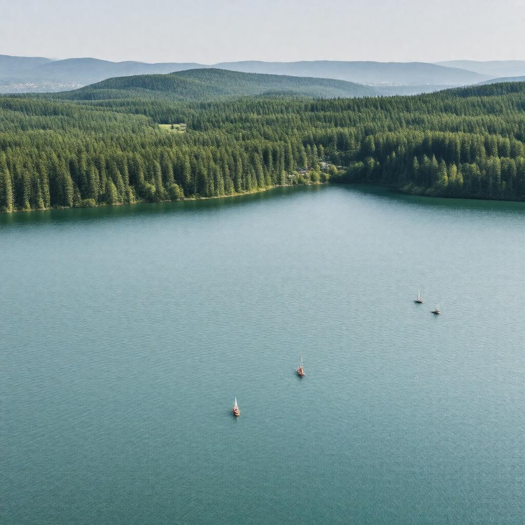 AI-created image of Vättern