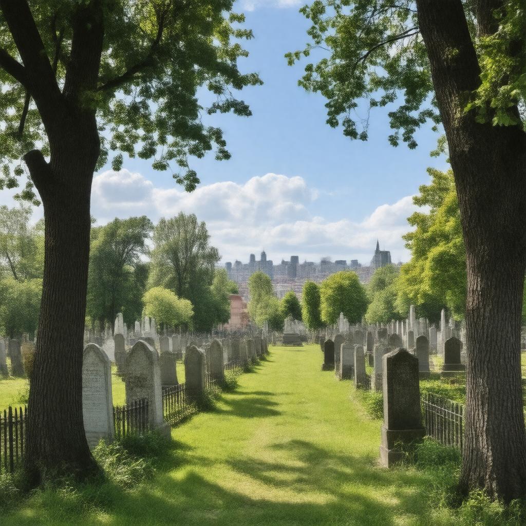 AI-created image of Vår Frelsers gravlund, Oslo