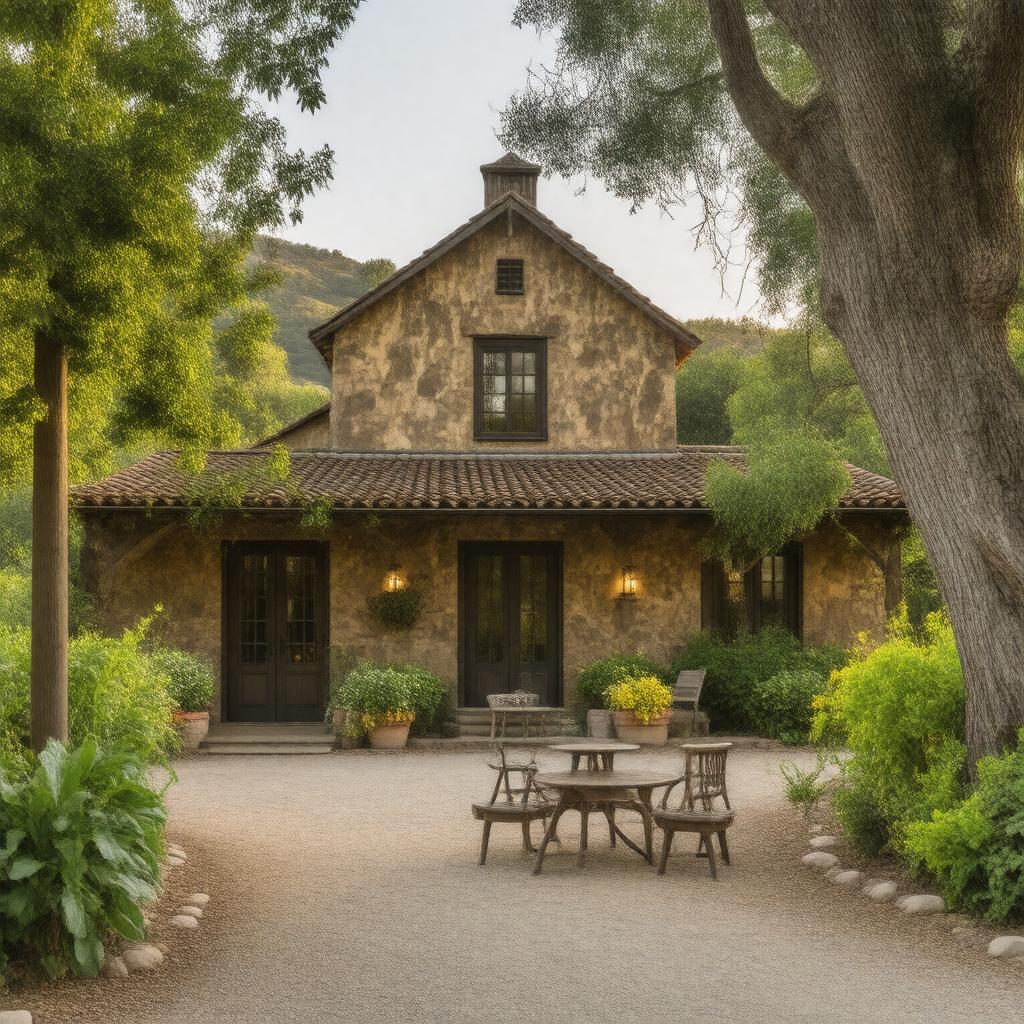 AI-created image of V. Sattui Winery