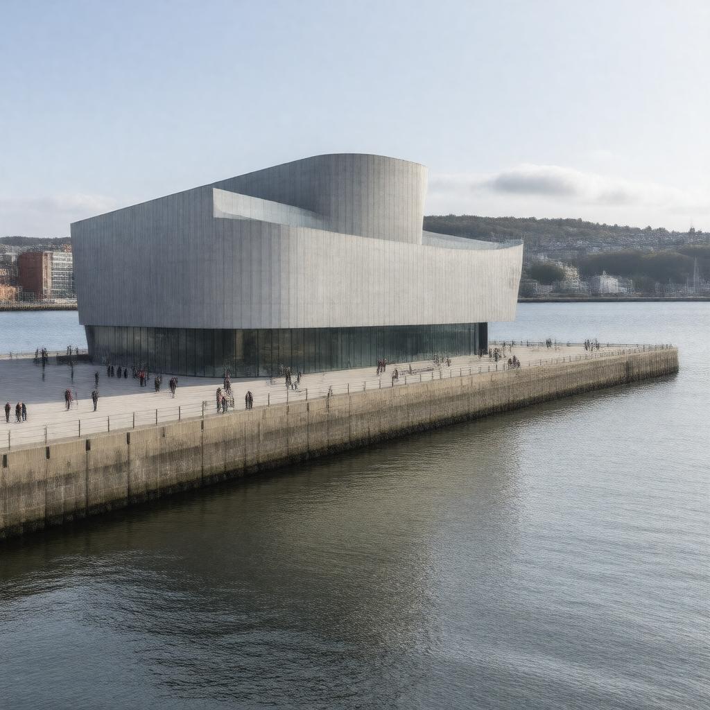 AI-created image of V&A Dundee