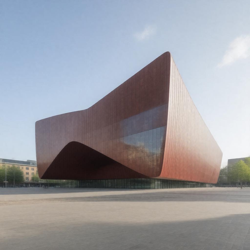 AI-created image of V&A East Museum