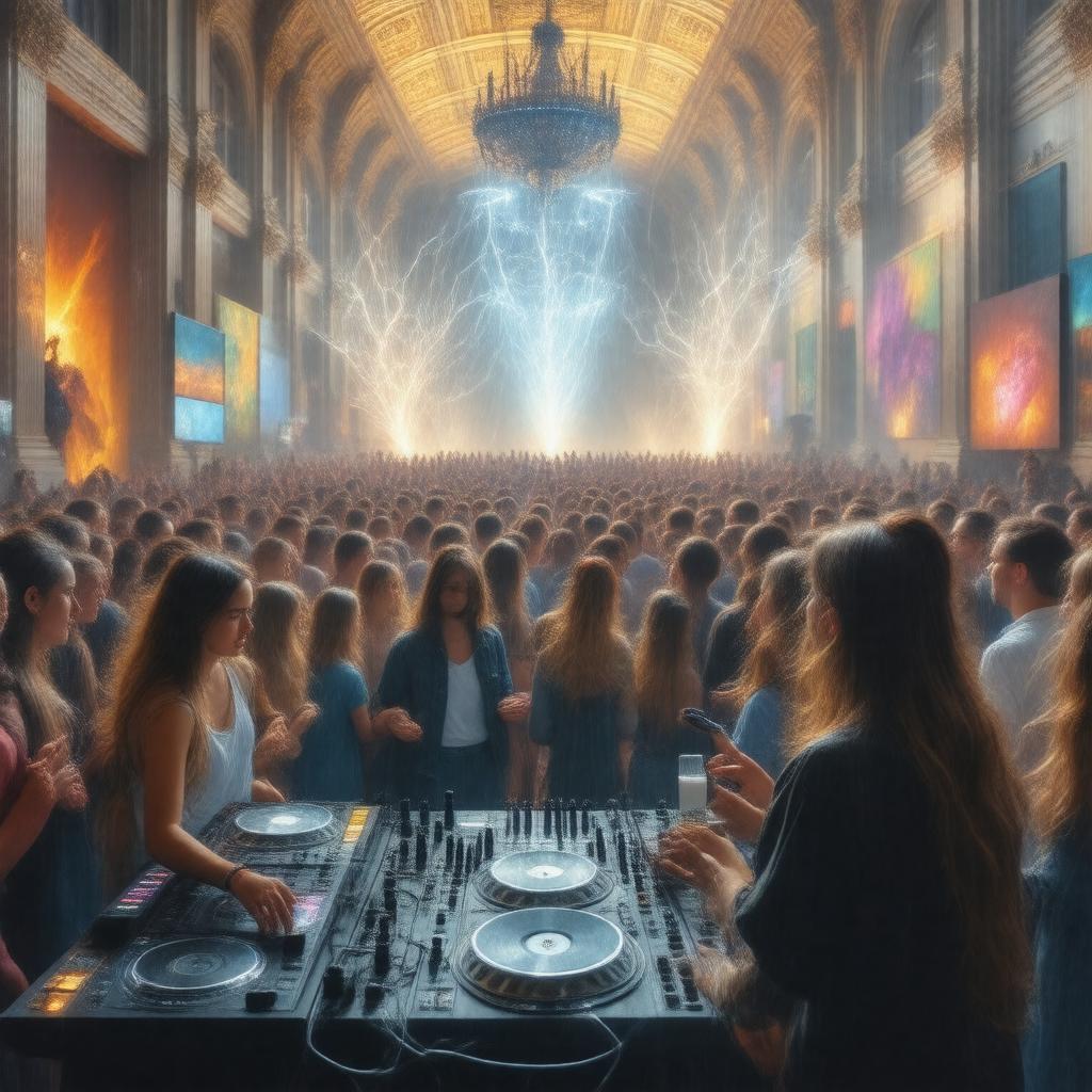 Click to view larger image AI-created image of V&A Friday Lates