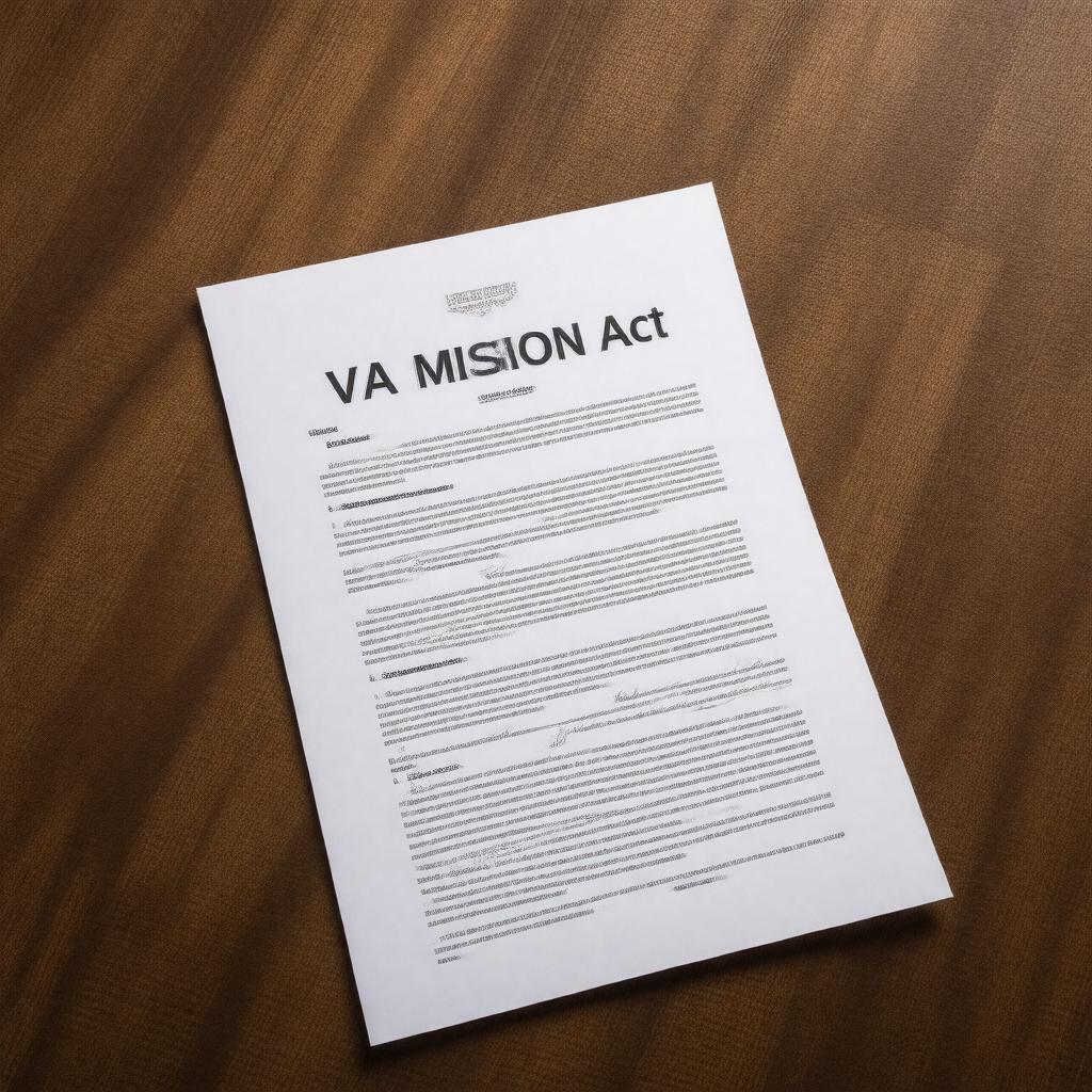 AI-created image of VA MISSION Act