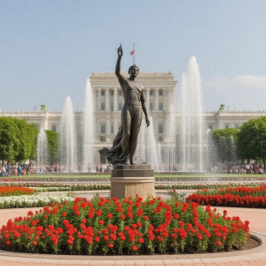 AI-created image of VDNKh