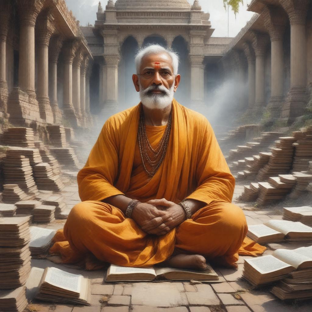 AI-created image of Vachaspati Mishra