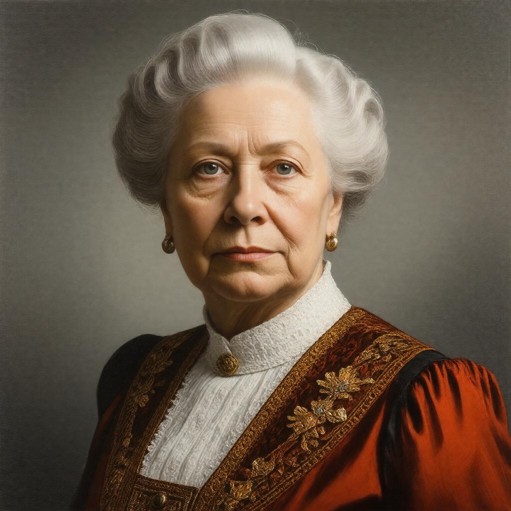 AI-created image of Vaira Vīķe-Freiberga