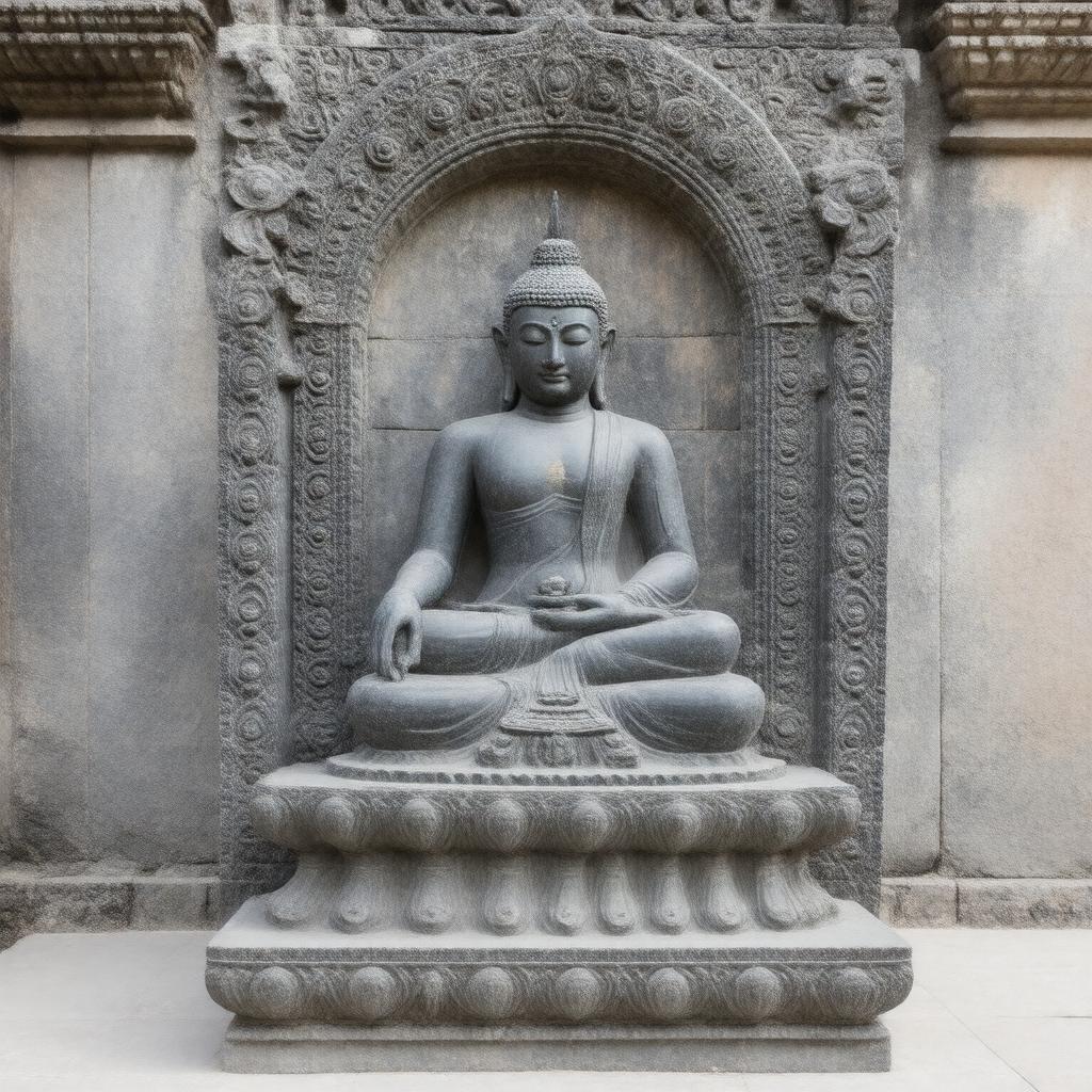 Click to view larger image AI-created image of Vajrasana (Diamond Throne)