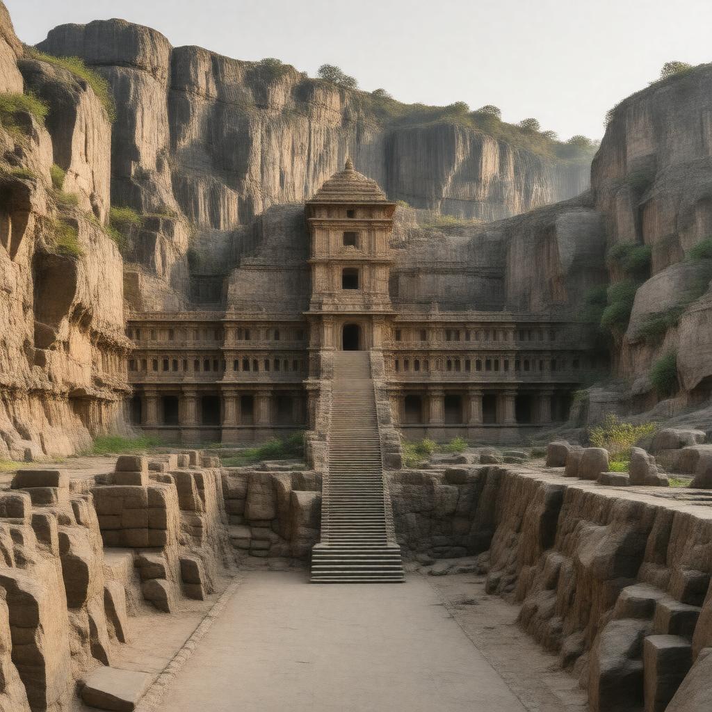 AI-created image of Vakataka period