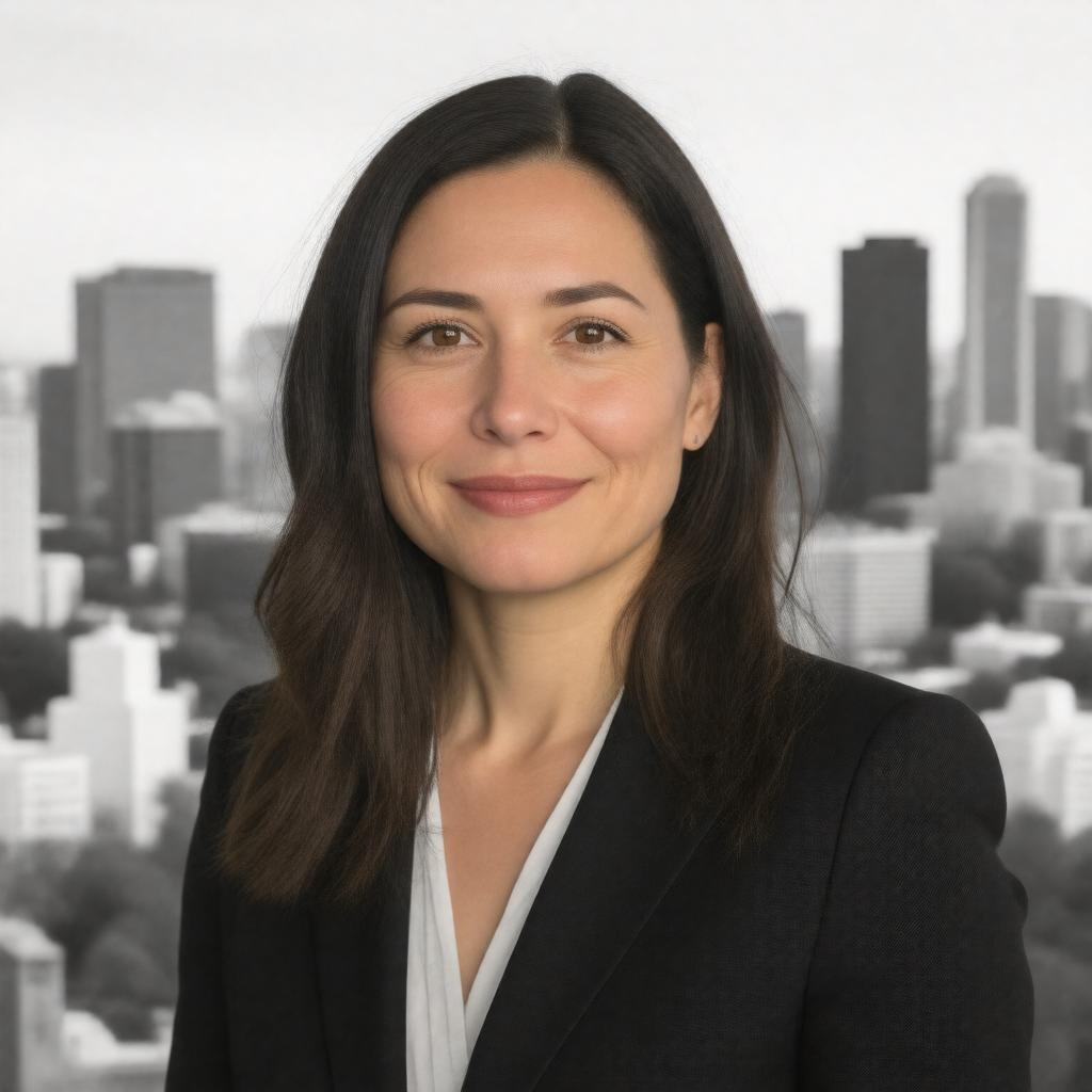 Click to view larger image AI-created image of Valérie Plante