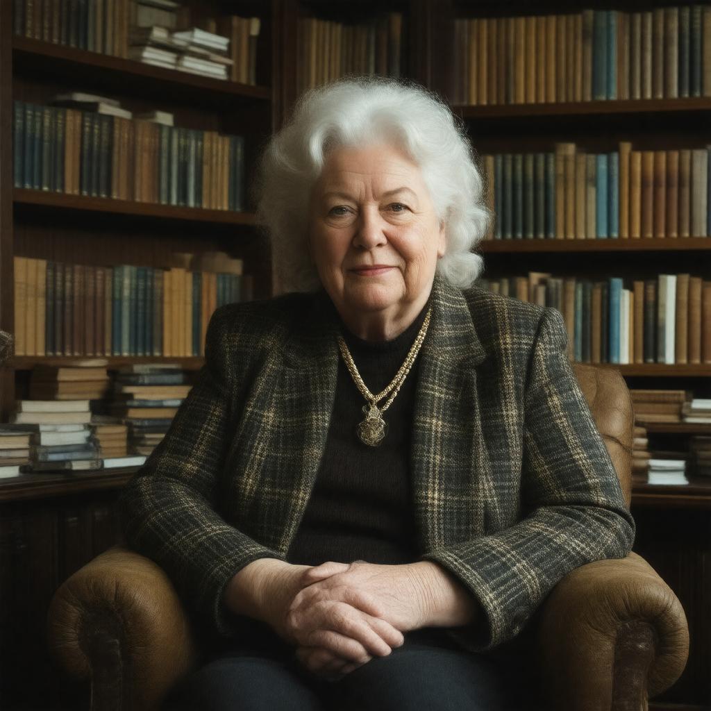 AI-created image of Val McDermid