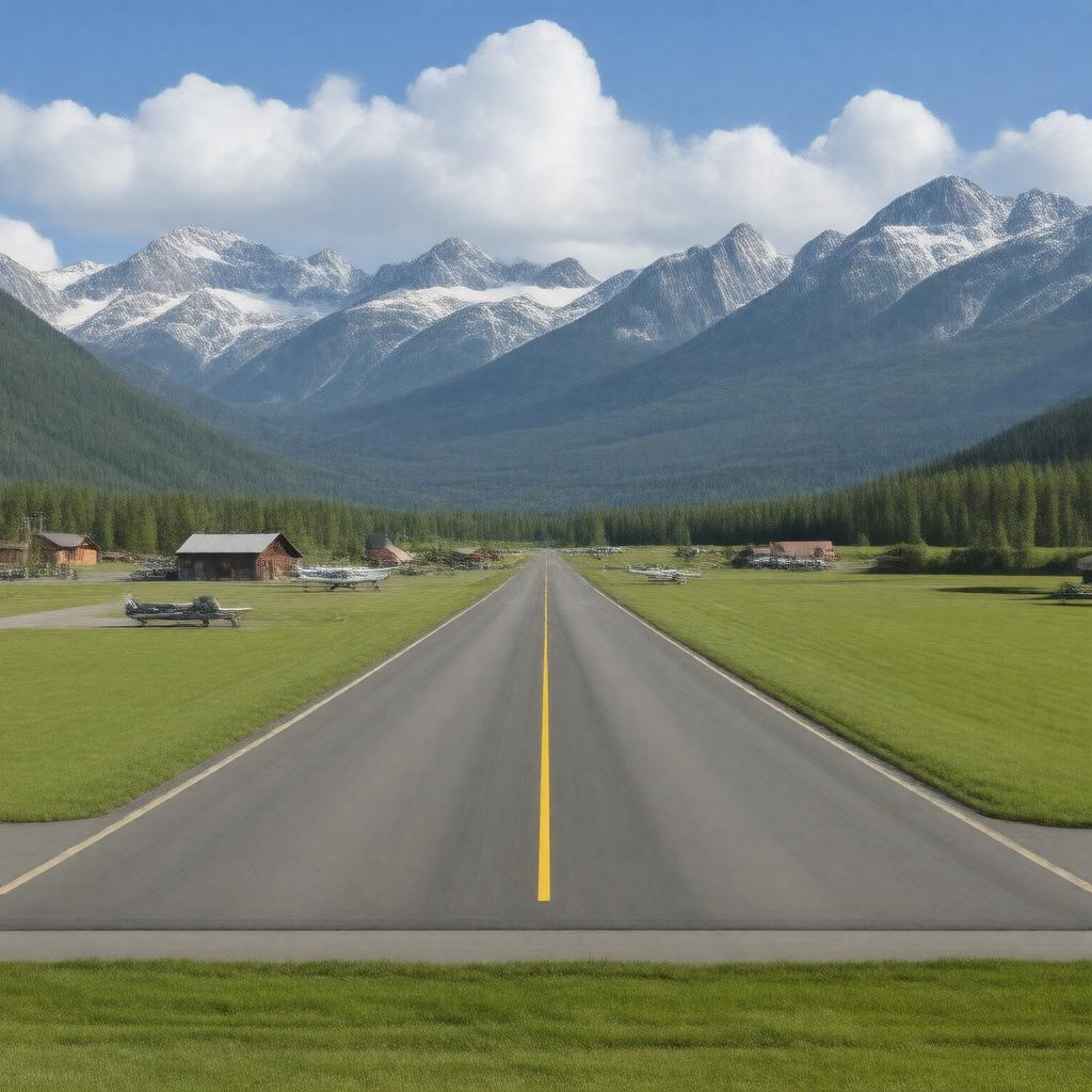 AI-created image of Valdez Pioneer Field