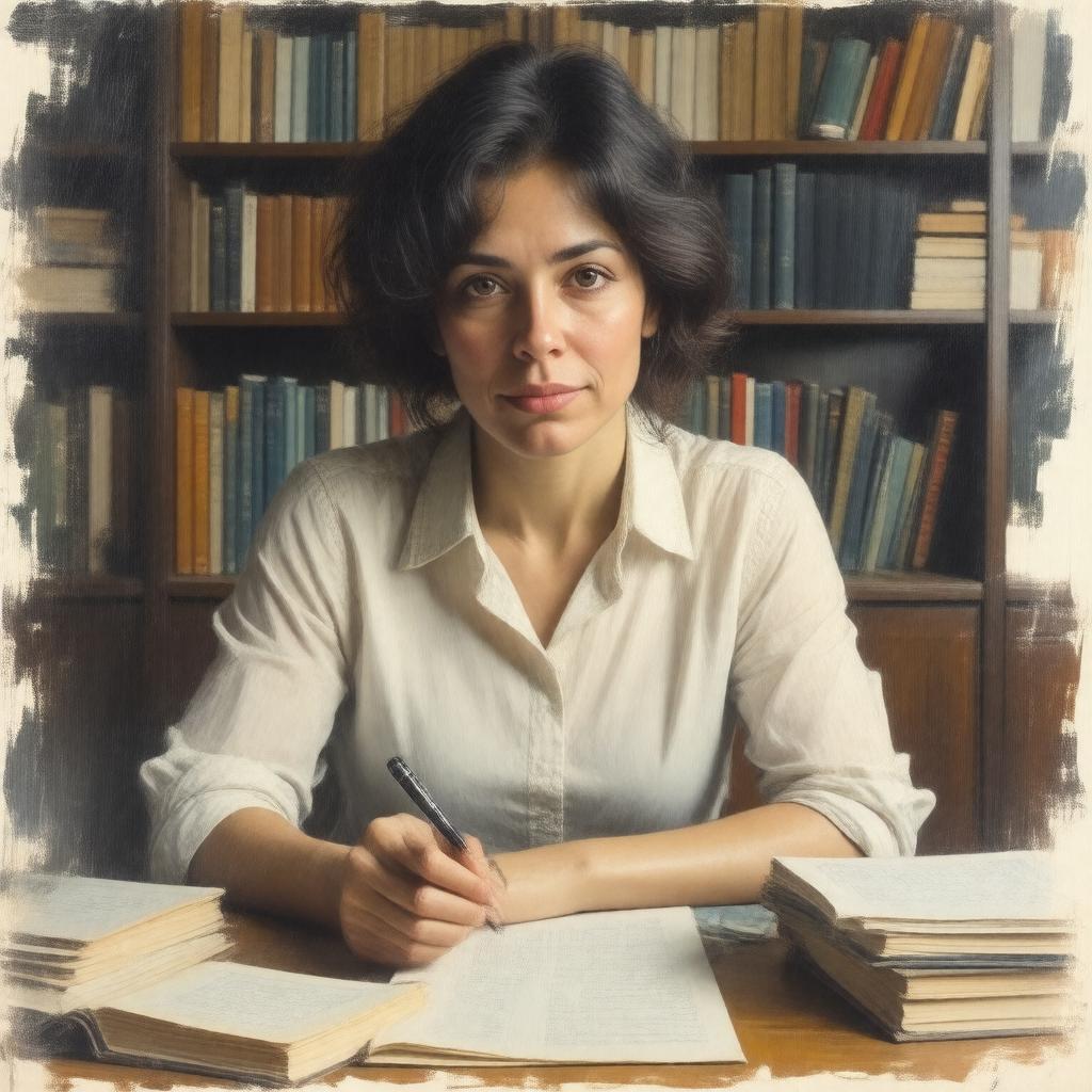 Click to view larger image AI-created image of Valerie Helene Mendes