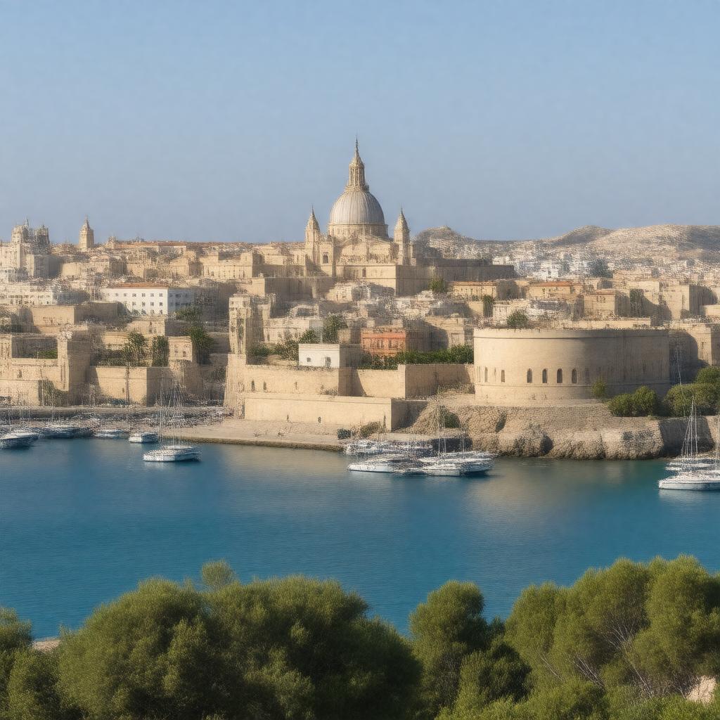AI-created image of Valletta