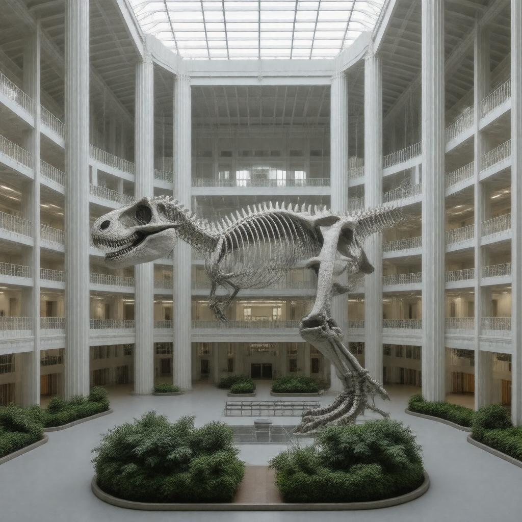 AI-created image of Valley Life Sciences Building
