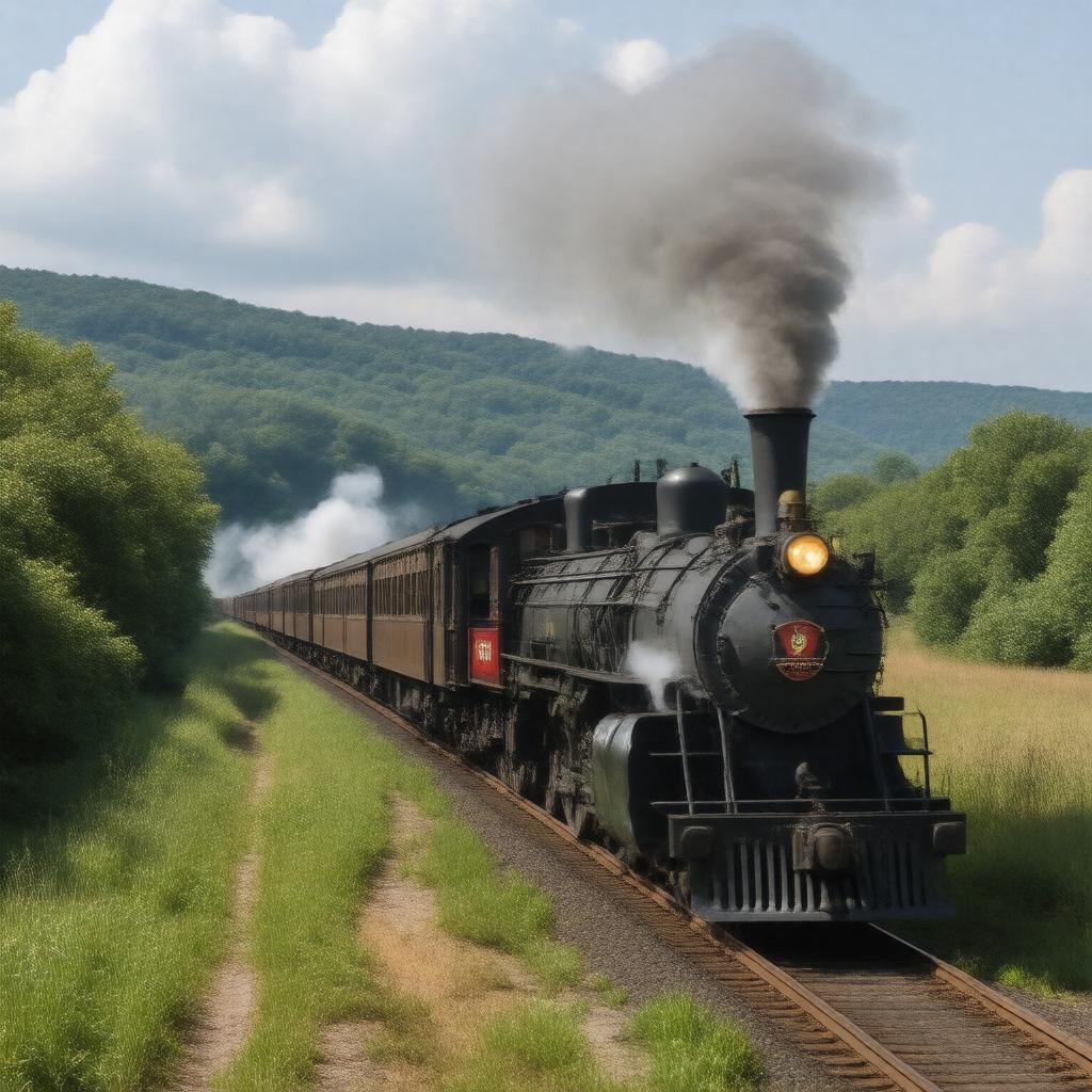 AI-created image of Valley Railroad Company