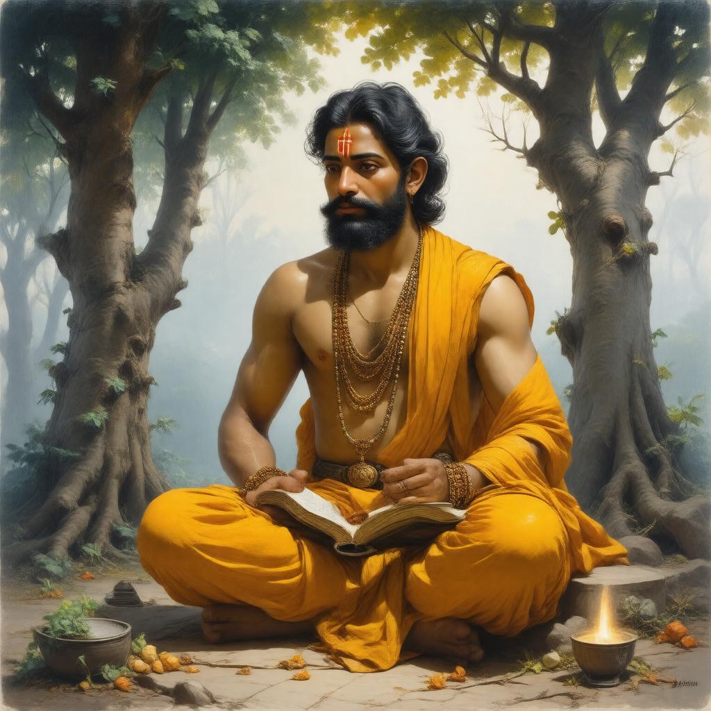 AI-created image of Valmiki